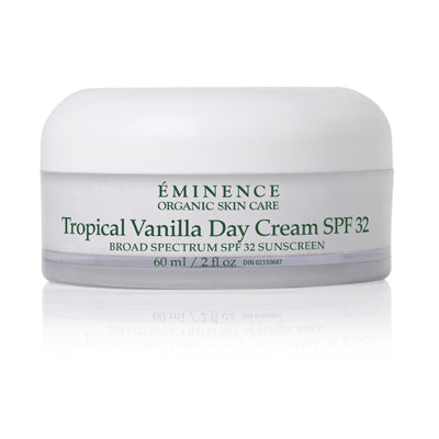 Eminence Organic Skin Care Tropical Vanilla Day Cream SPF 32, 2oz